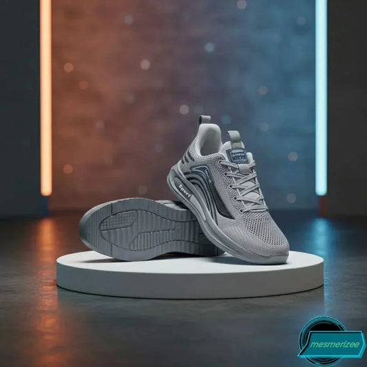 Ultra-Comfort Premium Running Mesh Sneakers for Men in grey