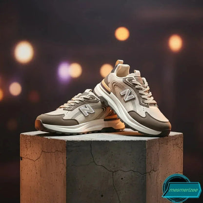 Brown Ultra-Comfort Premium Running Mesh Sneakers for Men by Mesmerizeecom